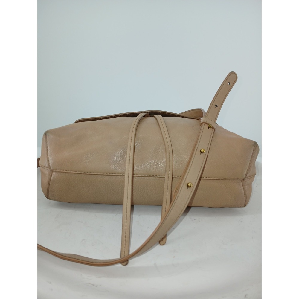 MANSUR GAVRIEL Tan Leather Buttery Soft Purse Handbag Bag Backpack A133 - Picture 6 of 10